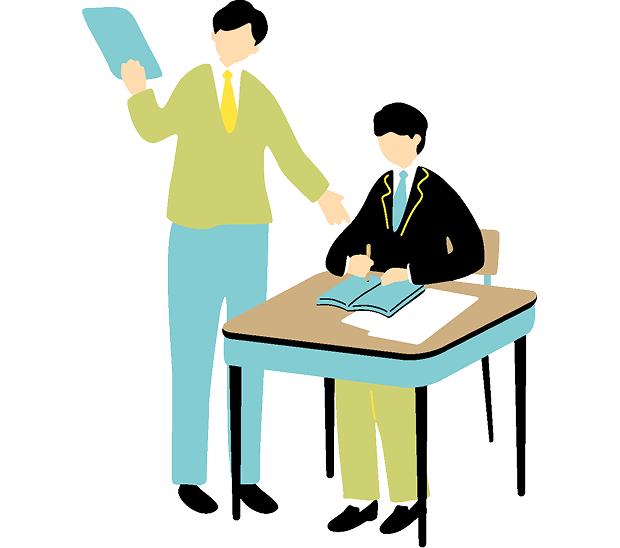 受講中の生徒のイメージ